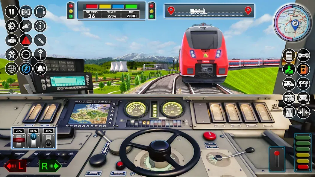 Скачать City Train Game 3d Train games [MOD: безлимитные деньги и топливо] — скриншот 1