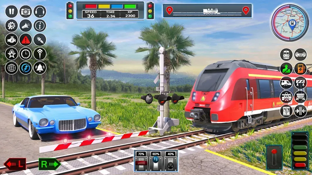 Скачать City Train Game 3d Train games [MOD: безлимитные деньги и топливо] — скриншот 4