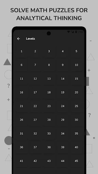 Math Puzzle & Brain Riddles [MOD: безлимитные подсказки и решения] (Бесплатно / APK) — скриншот 1