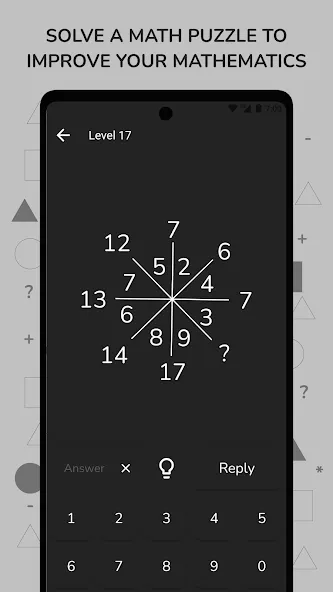 Math Puzzle & Brain Riddles [MOD: безлимитные подсказки и решения] (Бесплатно / APK) — скриншот 3