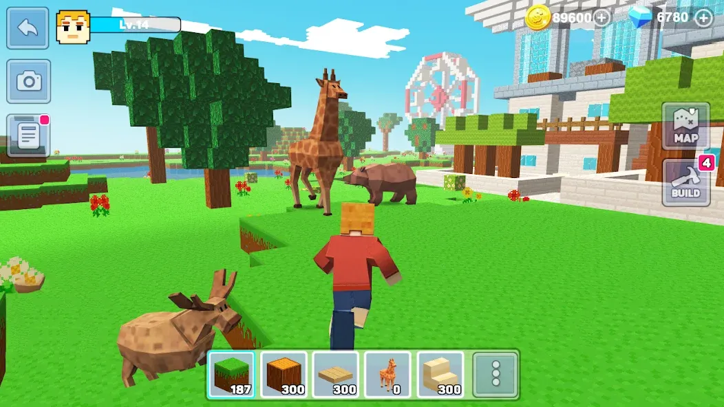 Скачать MiniCraft: Blocky Craft 2024 [MOD: бесконечные ресурсы и открытые возможности] на телефон — скриншот 3