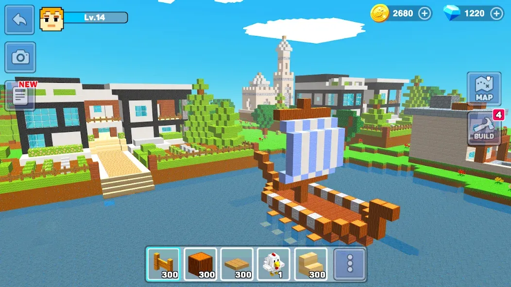 Скачать MiniCraft: Blocky Craft 2024 [MOD: бесконечные ресурсы и открытые возможности] на телефон — скриншот 4