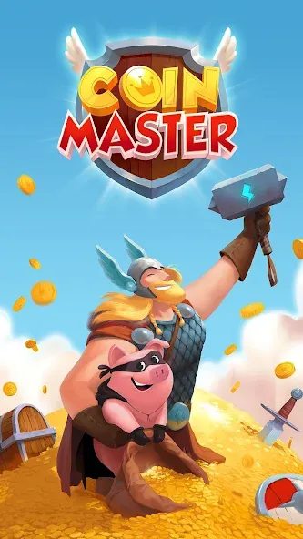Coin Master [MOD: бесконечные монеты и бесплатные вращения] на Андроид — скриншот 1