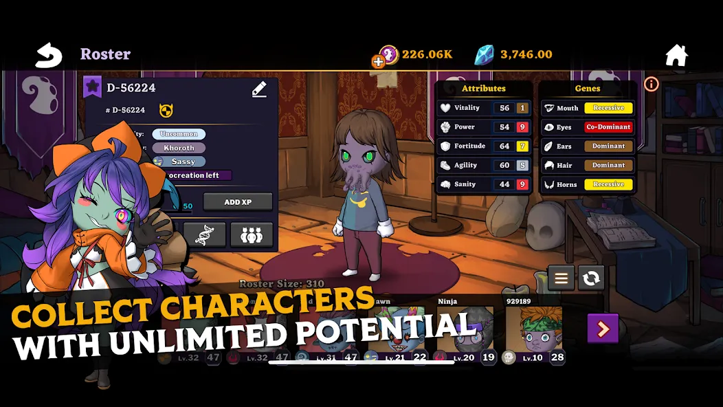 Devikins: Epic NFT/Crypto Game [MOD: безлимитные ресурсы и редкие герои] (Бесплатно / APK) — скриншот 1