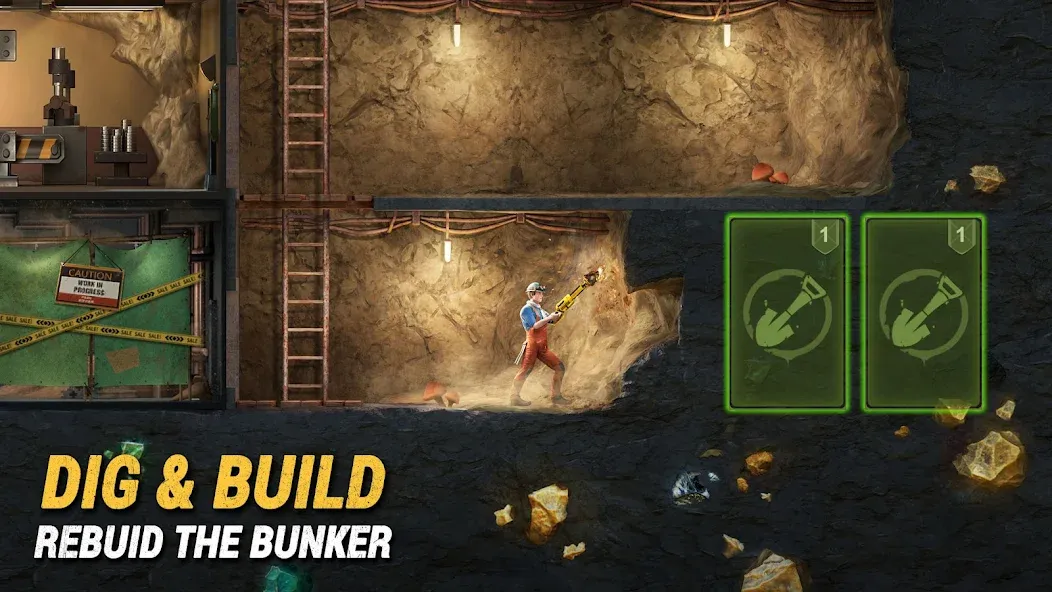 Скачать взлом Last Fortress: Underground [MOD: безлимитные ресурсы и бесплатные улучшения] — скриншот 2