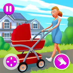 Скачать взлом Mother Simulator: Family life [MOD: безлимитные деньги и всё открыто]