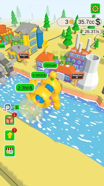Скачать Water Power [MOD: безлимитная энергия и быстрый прогресс] — скриншот 2