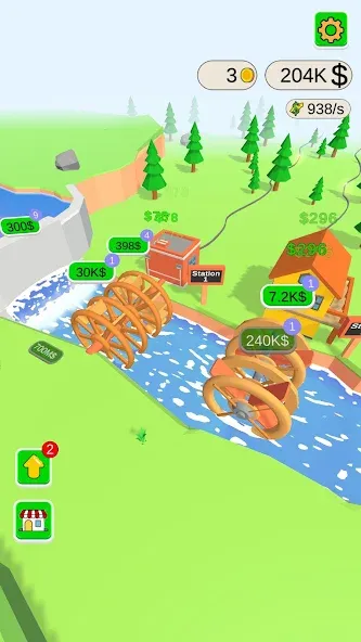 Скачать Water Power [MOD: безлимитная энергия и быстрый прогресс] — скриншот 3