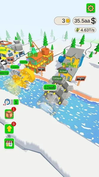Скачать Water Power [MOD: безлимитная энергия и быстрый прогресс] — скриншот 4