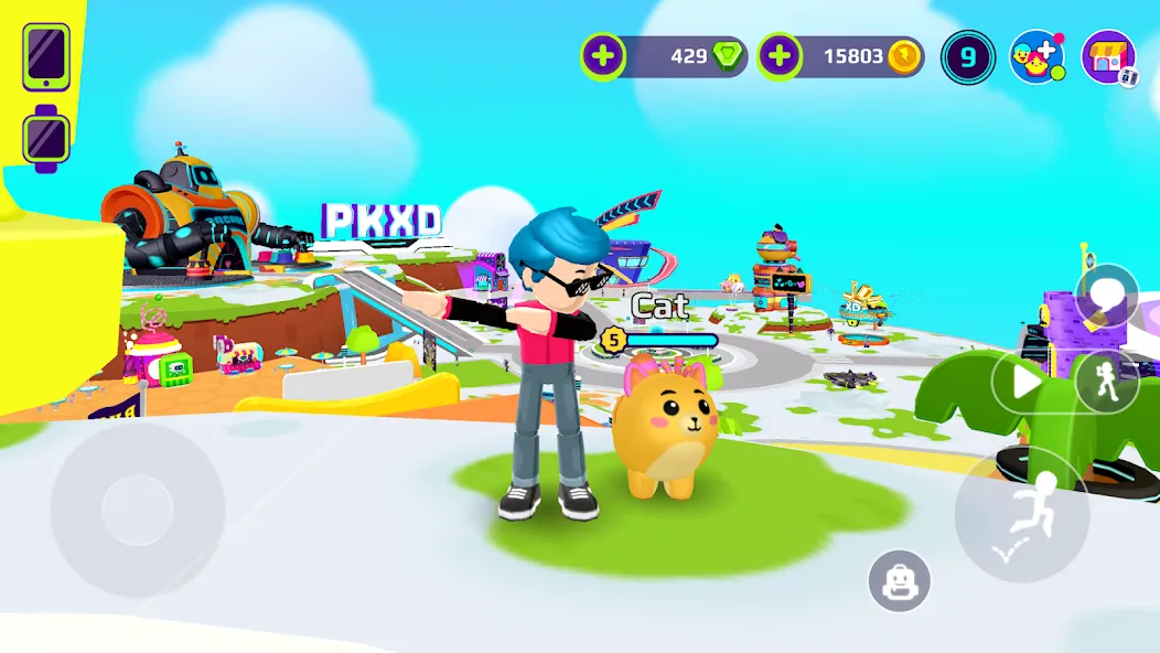 PK XD: Fun, friends & games [MOD: безлимитные монеты и разблокированы предметы] на Андроид — скриншот 1