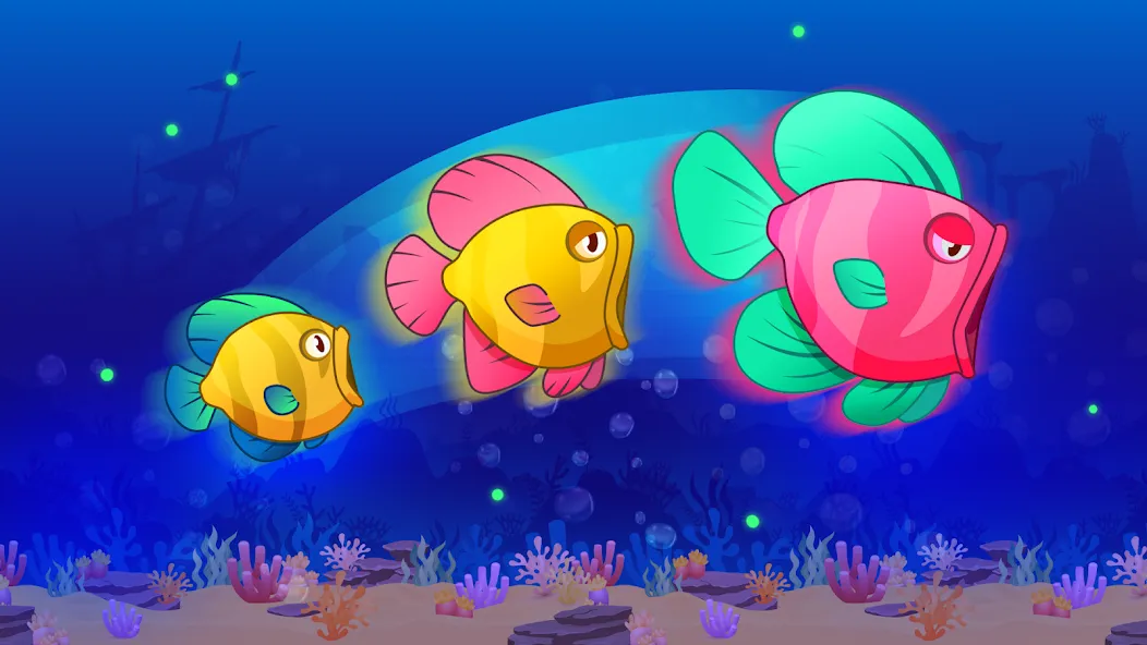 Eat Fish.IO : Fish Battle [MOD: без рекламы и много рыб] последняя версия — скриншот 2