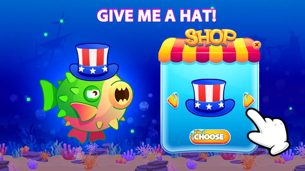 Eat Fish.IO : Fish Battle [MOD: без рекламы и много рыб] последняя версия — скриншот 4