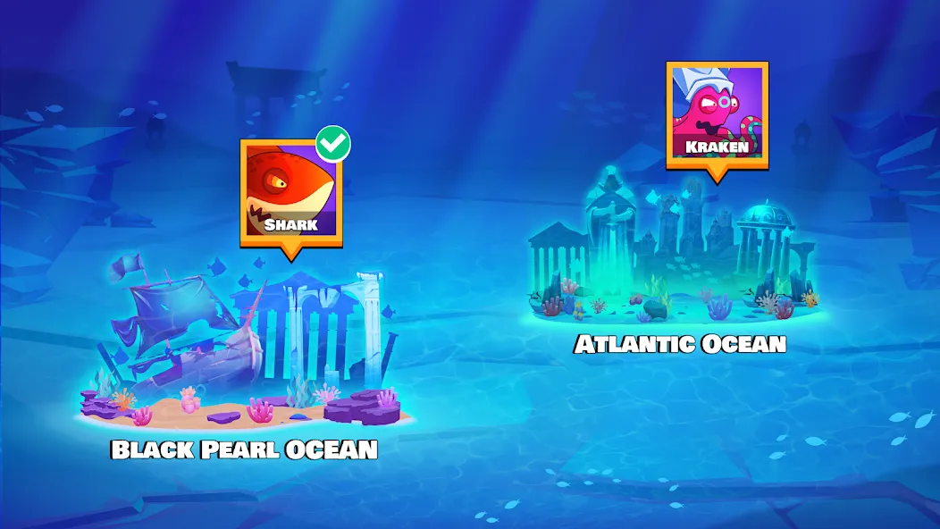 Eat Fish.IO : Fish Battle [MOD: без рекламы и много рыб] последняя версия — скриншот 5