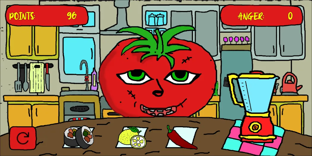 Взломанная Mr Hungry Tomato [MOD: больше монет и все уровни открыты] на Андроид — скриншот 2