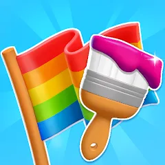 Flag Painters [MOD: много денег и разблокированы уровни] — Скачать бесплатно (APK)