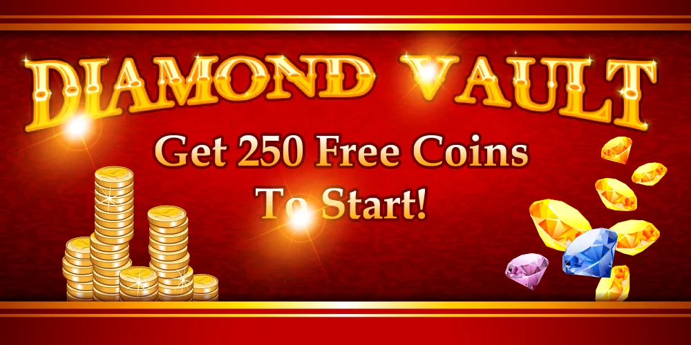 Взломанная Diamond Vault Slots - Vegas [MOD: безлимитные монеты и бонусы] на Андроид — скриншот 2