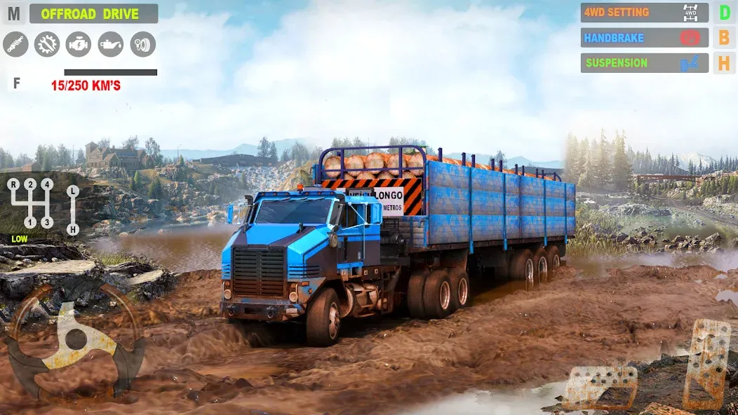 Offroad Mudrunner Games 3D [MOD: безлимитные деньги и топливо] — Скачать бесплатно (APK) — скриншот 2
