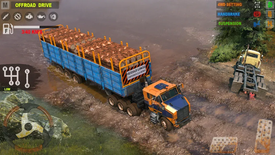 Offroad Mudrunner Games 3D [MOD: безлимитные деньги и топливо] — Скачать бесплатно (APK) — скриншот 3