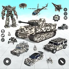 Tank Robot Game Army Games [MOD: мощные роботы и бесконечные боеприпасы] — Скачать бесплатно (APK)