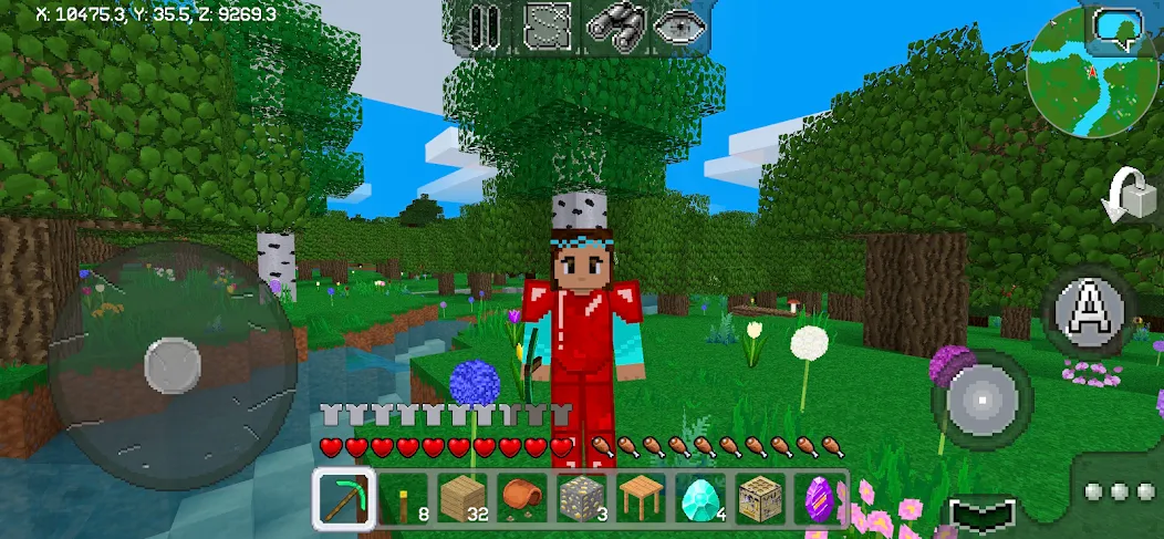 Скачать MultiCraft — Build and Mine! [MOD: безлимитные ресурсы и всё открыто] на телефон — скриншот 2