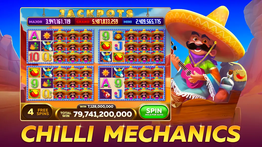 Infinity Slots - Casino Games [MOD: безлимитные монеты и бонусы] последняя версия — скриншот 2