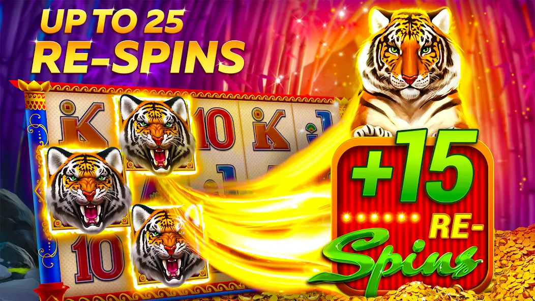 Infinity Slots - Casino Games [MOD: безлимитные монеты и бонусы] последняя версия — скриншот 3