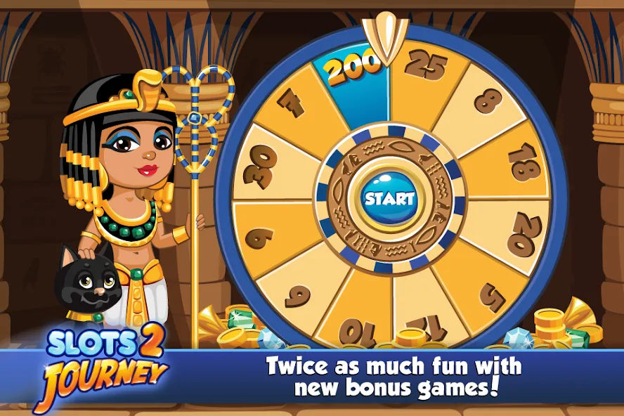 Slots Journey 2: Vegas Casino [MOD: безлимитные монеты и бонусы] — Скачать бесплатно (APK) — скриншот 5