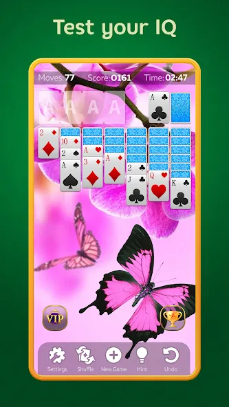 Solitaire Play - Card Klondike [MOD: без рекламы и безлимитные подсказки] на Андроид — скриншот 1