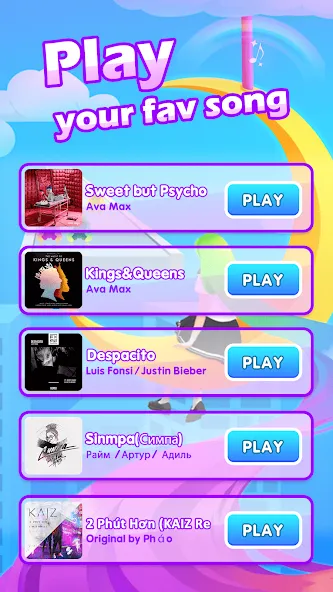 Скачать Dancing Hair [MOD: разблокированы все уровни и скины] — скриншот 1