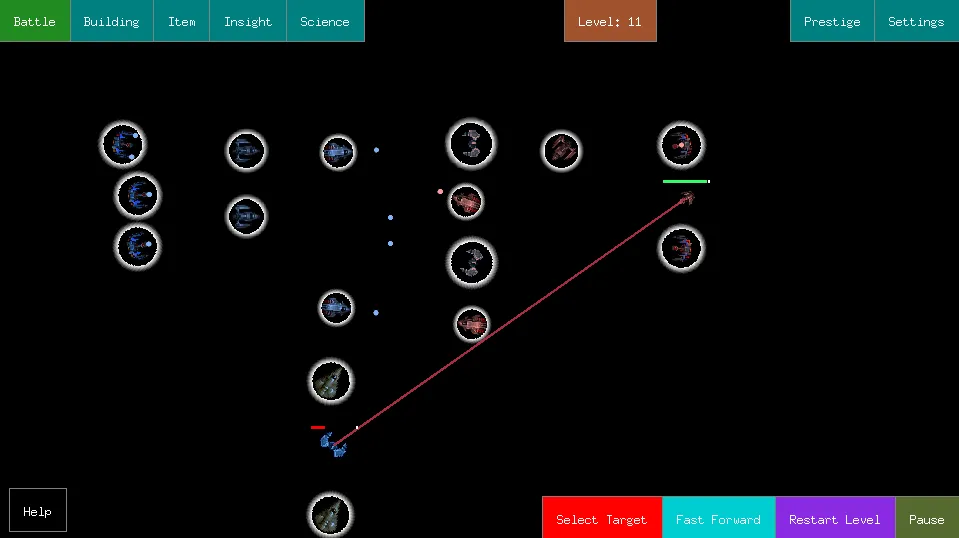 Idle Armada Demo [MOD: безлимитные ресурсы и мощный флот] (Бесплатно / APK) — скриншот 1