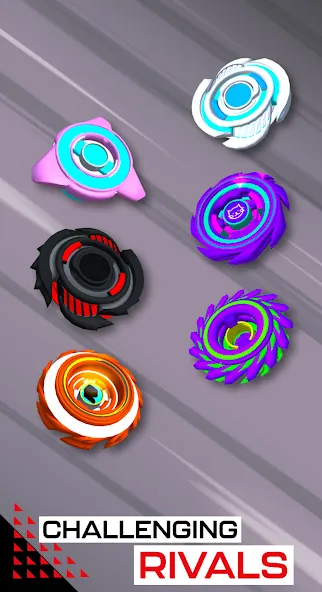 Скачать Spinner Fighter Arena [MOD: безлимитные монеты и все бойцы] — скриншот 1