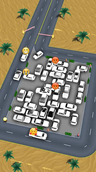Скачать Parking Jam: Car Parking Games [MOD: без рекламы и все уровни открыты] — скриншот 3