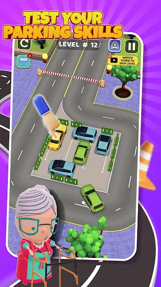 Скачать Parking Jam: Car Parking Games [MOD: без рекламы и все уровни открыты] — скриншот 4