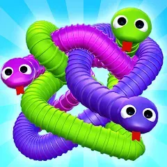Скачать Tangled Snakes Puzzle Game [MOD: разблокированы все уровни и подсказки]