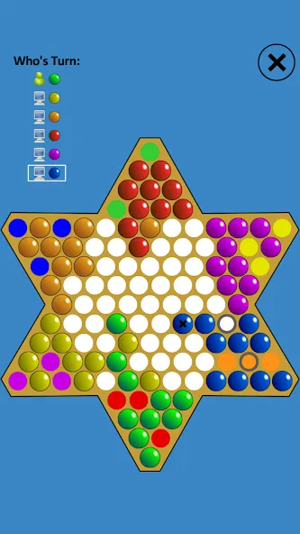 Взломанная Chinese Checkers Touch [MOD: улучшенная версия с новыми функциями] на Андроид — скриншот 3