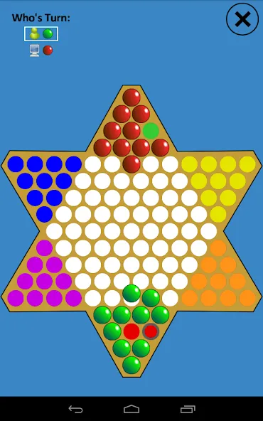 Взломанная Chinese Checkers Touch [MOD: улучшенная версия с новыми функциями] на Андроид — скриншот 4
