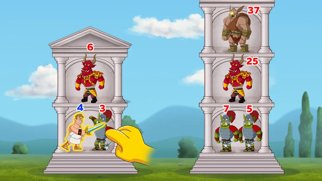 Скачать взлом Hustle Castle: Medieval games [MOD: много ресурсов и быстрая прокачка] — скриншот 4