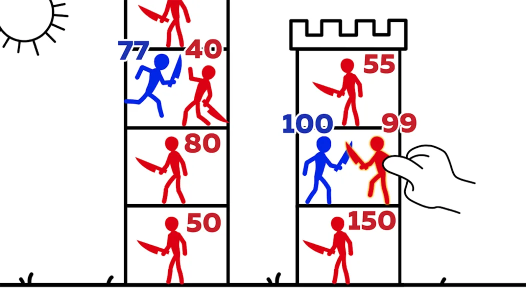 Скачать взлом Hustle Castle: Medieval games [MOD: много ресурсов и быстрая прокачка] — скриншот 5