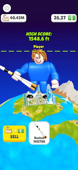Lifting Hero [MOD: много силы и быстрый прогресс] (Бесплатно / APK) — скриншот 3