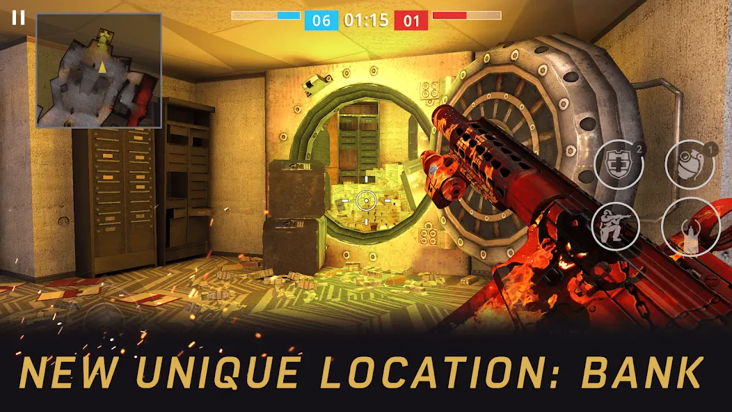 Скачать Warface GO: FPS shooting games [MOD: много денег и открыто всё] — скриншот 1