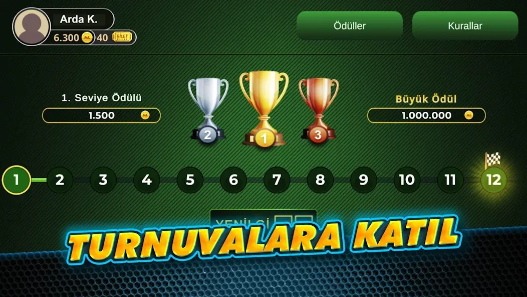 Çanak Okey - Mynet [MOD: безлимитные монеты и усиленные бонусы] (Бесплатно / APK) — скриншот 4