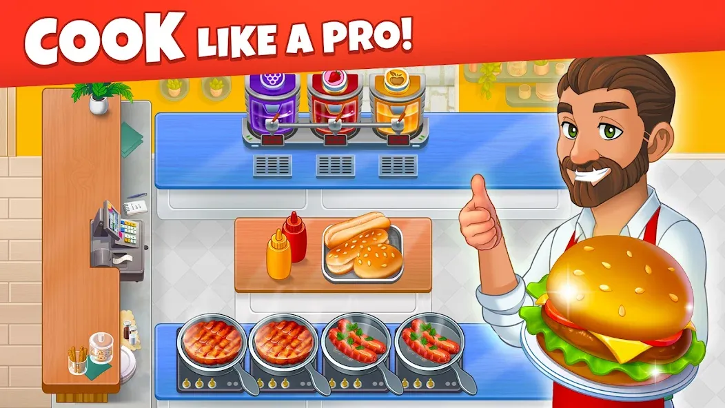 Cooking Diary® Restaurant Game [MOD: безлимитные монеты и ресурсы] на Андроид — скриншот 1