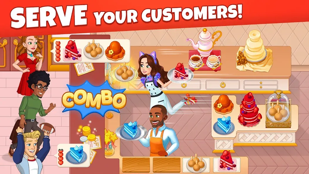 Cooking Diary® Restaurant Game [MOD: безлимитные монеты и ресурсы] на Андроид — скриншот 3