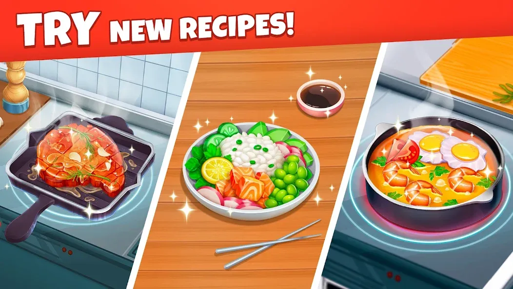 Cooking Diary® Restaurant Game [MOD: безлимитные монеты и ресурсы] на Андроид — скриншот 4