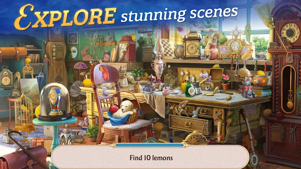 Скачать Seekers Notes: Hidden Objects [MOD: безлимитные подсказки и энергия] — скриншот 4