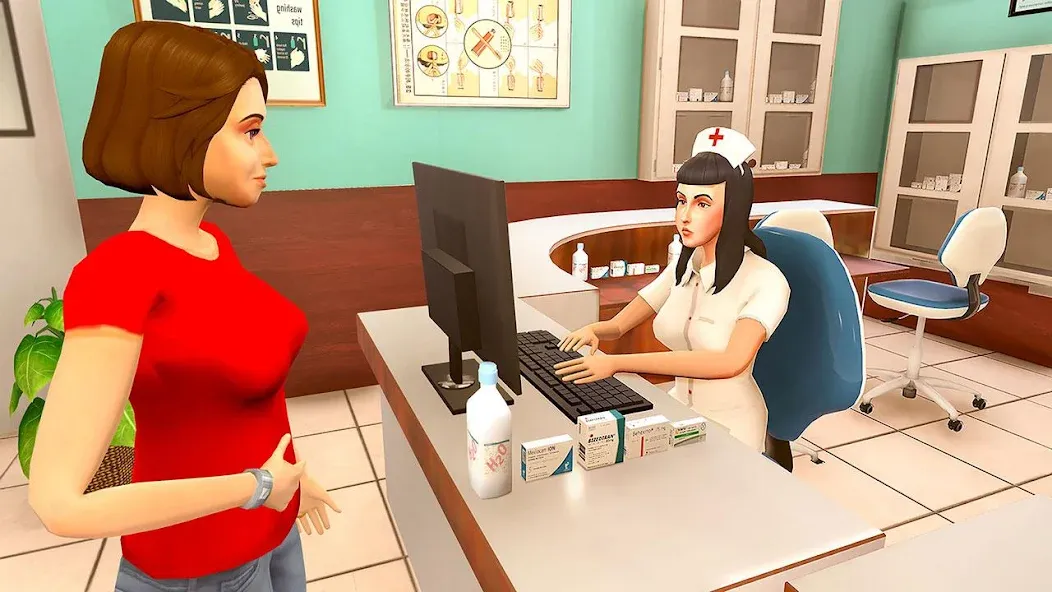 Virtual Pregnant Mom Baby Care [MOD: безлимитные деньги и всё открыто] на Андроид — скриншот 1