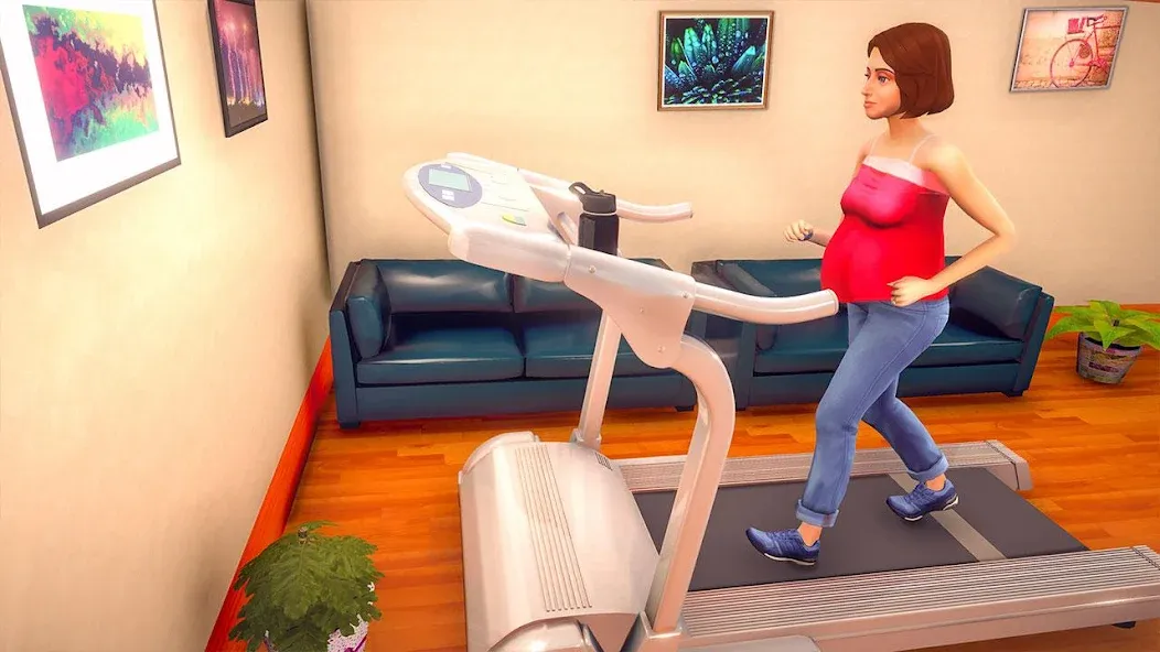 Virtual Pregnant Mom Baby Care [MOD: безлимитные деньги и всё открыто] на Андроид — скриншот 3