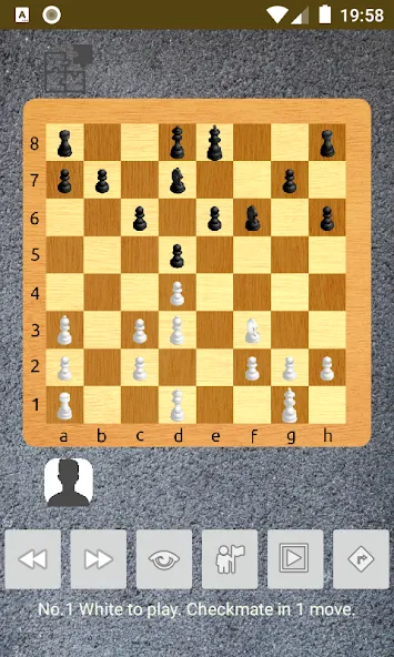 Скачать chess problems [MOD: решены все шахматные задачи] на телефон — скриншот 1