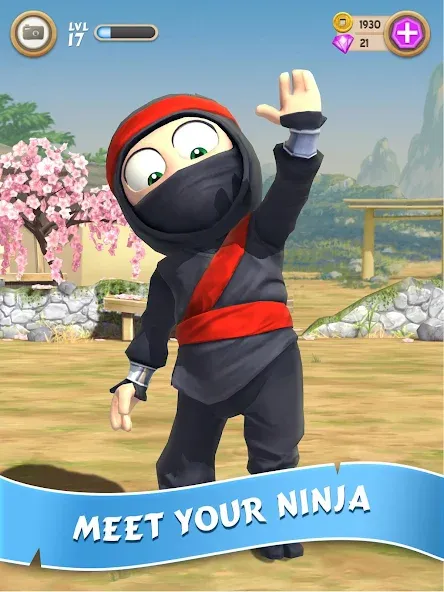 Clumsy Ninja [MOD: безлимитные монеты и энергия] — Скачать бесплатно (APK) — скриншот 1