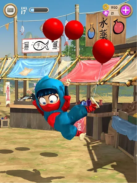 Clumsy Ninja [MOD: безлимитные монеты и энергия] — Скачать бесплатно (APK) — скриншот 3